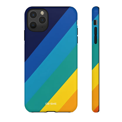Diagonal Color Spectrum - iPhone Case