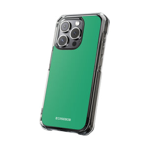 Crayola Green | Phone Case for iPhone (Clear Impact Case - Magnetic)