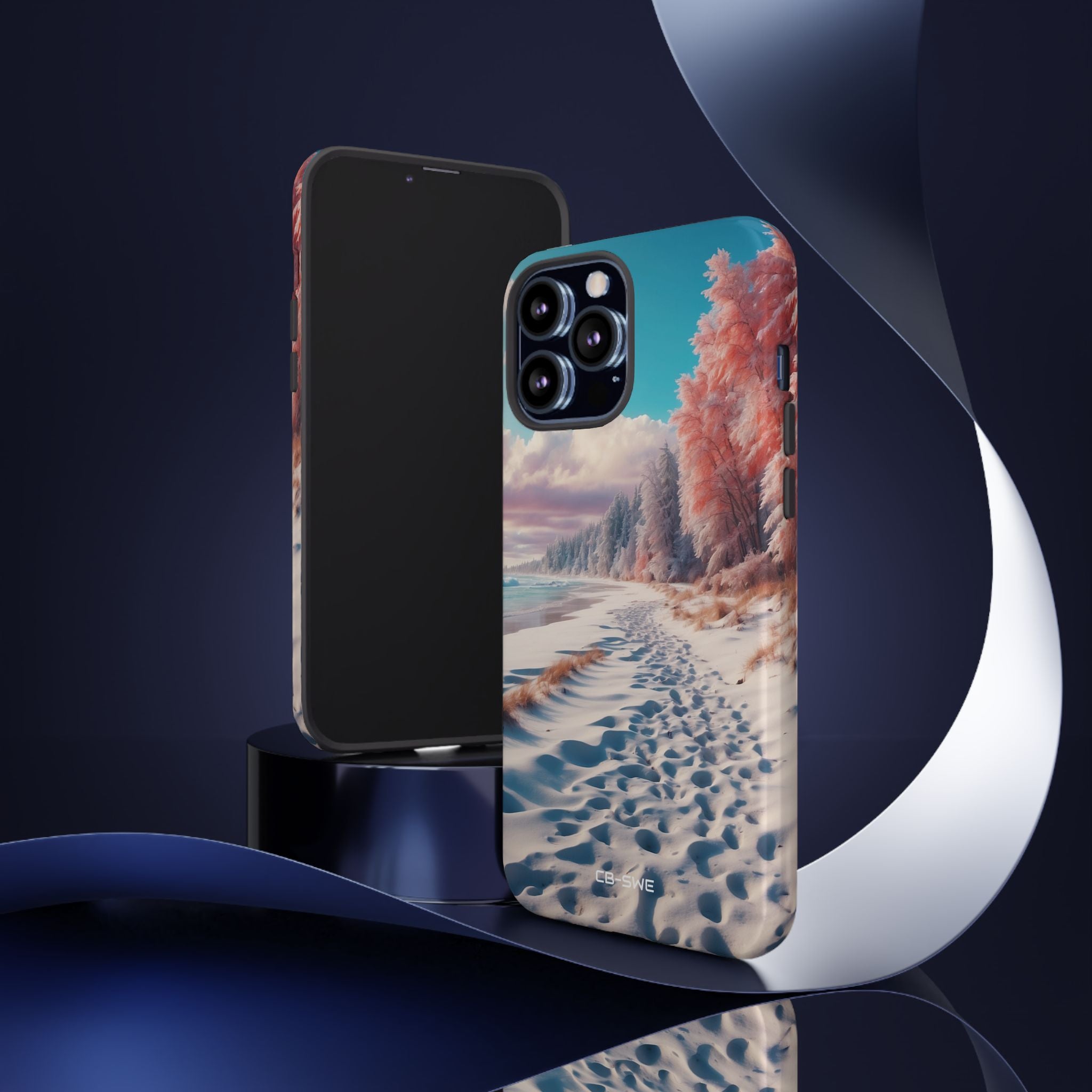 Shadows Embrace Waves - iPhone Case