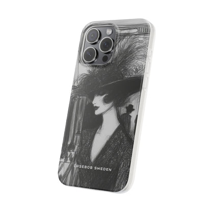 Timeless Elegance in Monochrome iPhone 15 - Flexi Phone Case