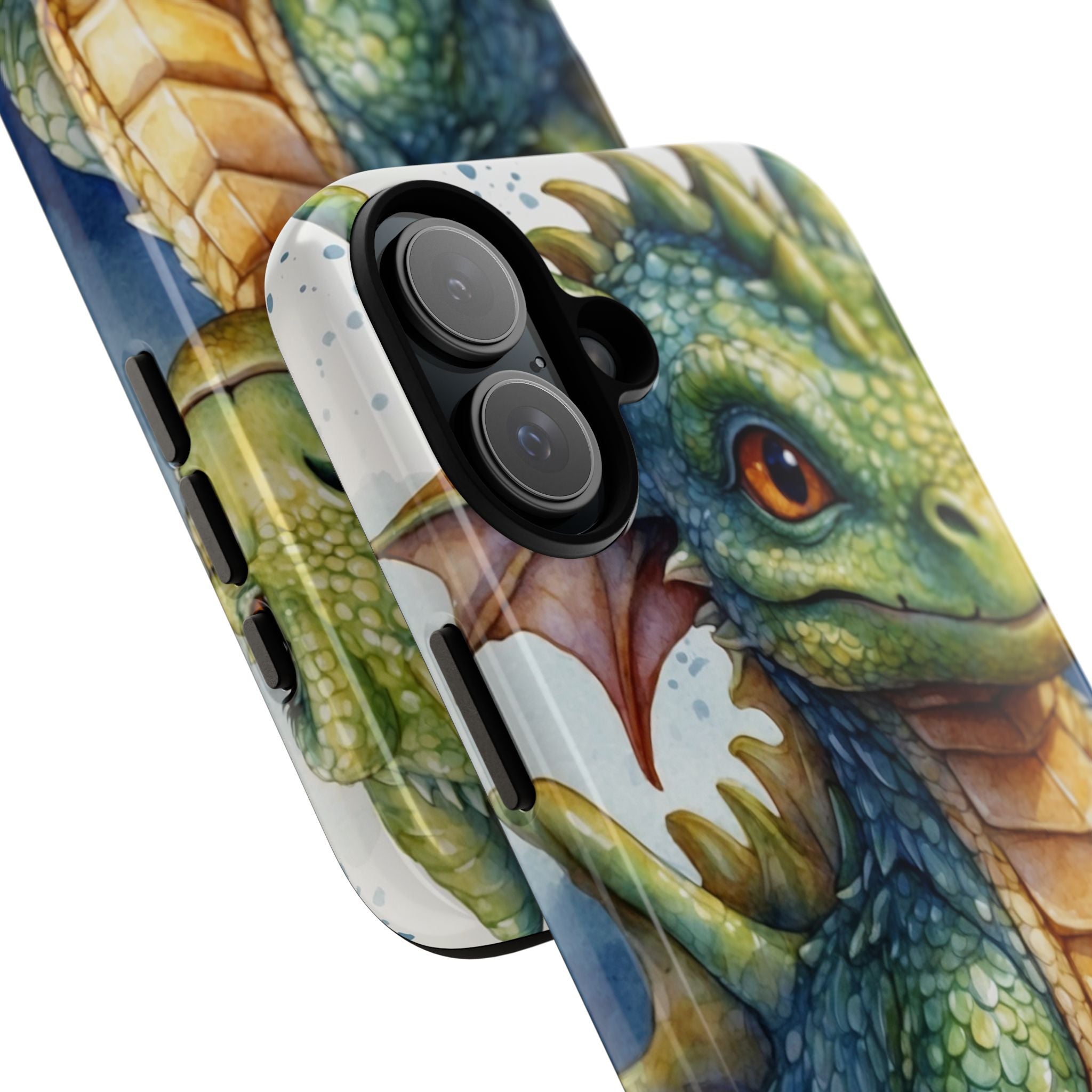 Green Dragon Smiles - iPhone Case