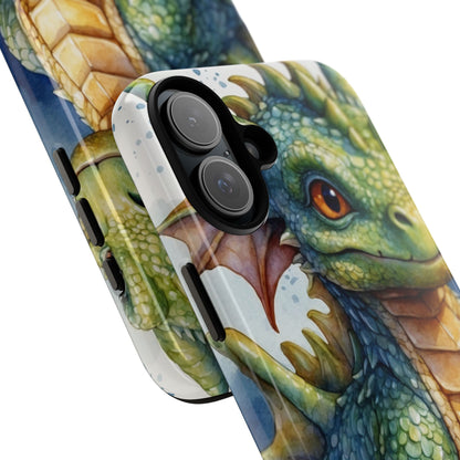 Green Dragon Smiles - iPhone Case
