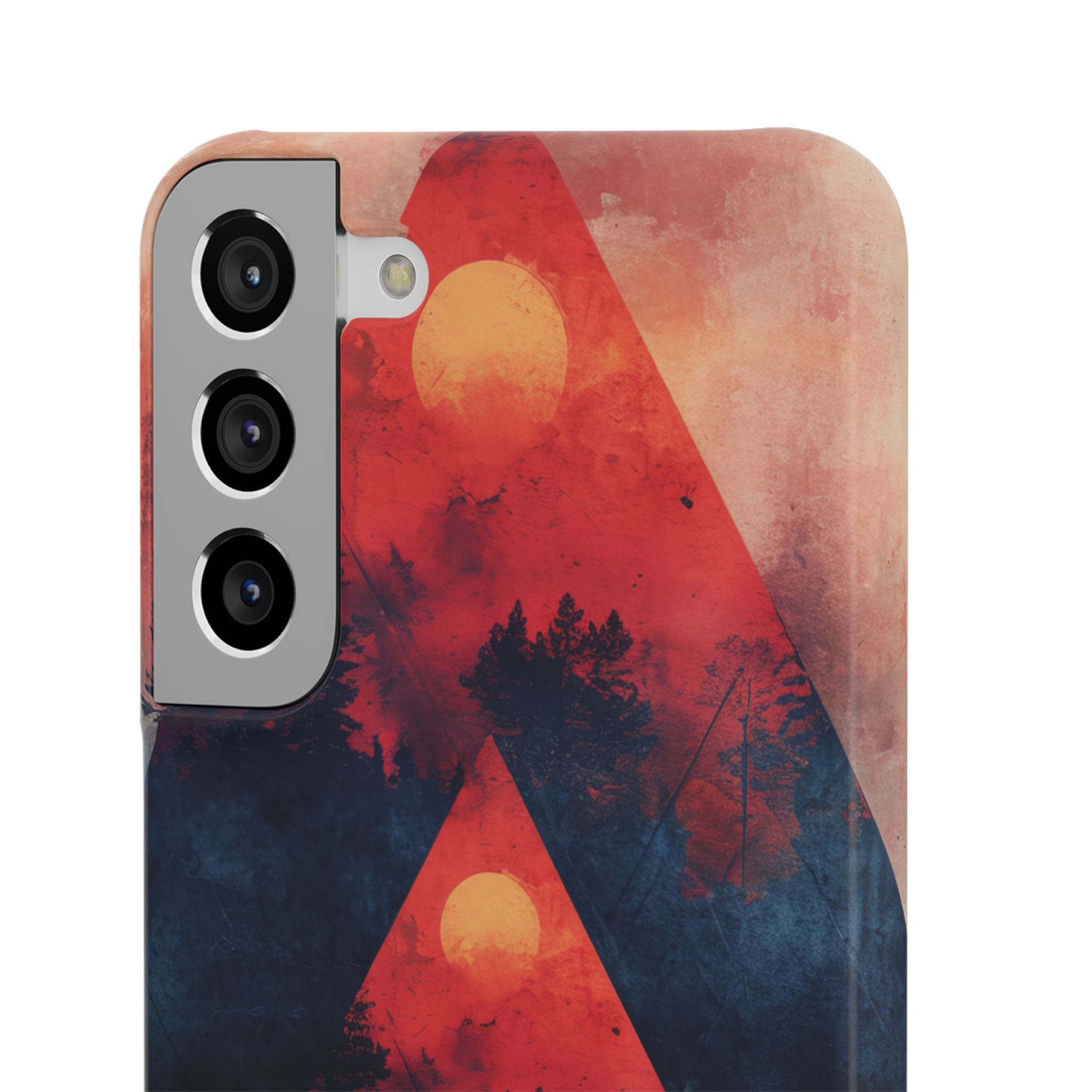 Red Sky Serenity - Slim Samsung S22 Phone Case