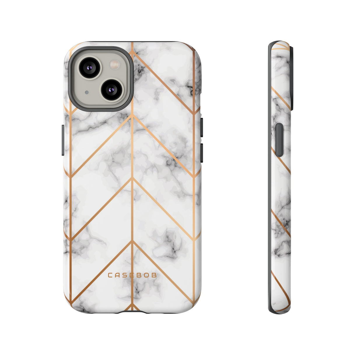 Golden Marble Phone Case - Protective - Protective Phone Case