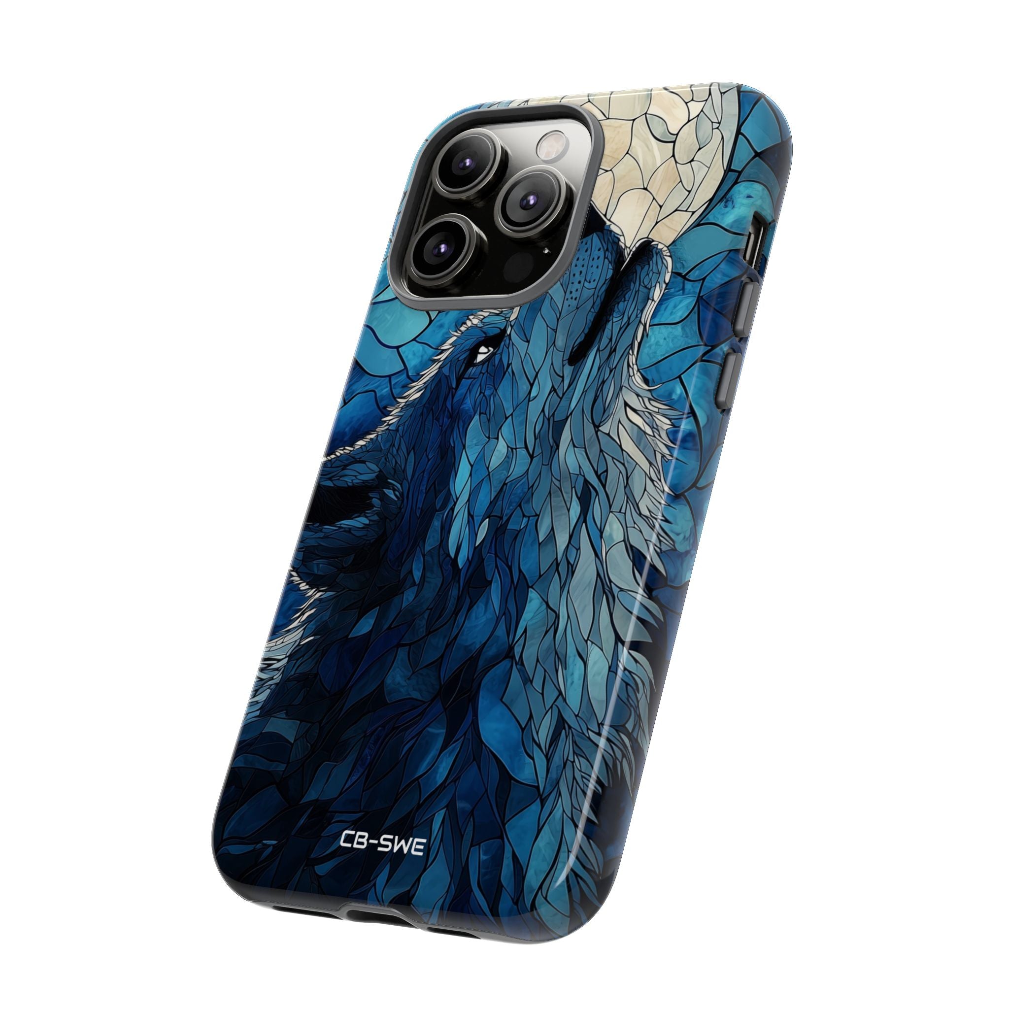 Wolf Howls Moonlight - iPhone Case