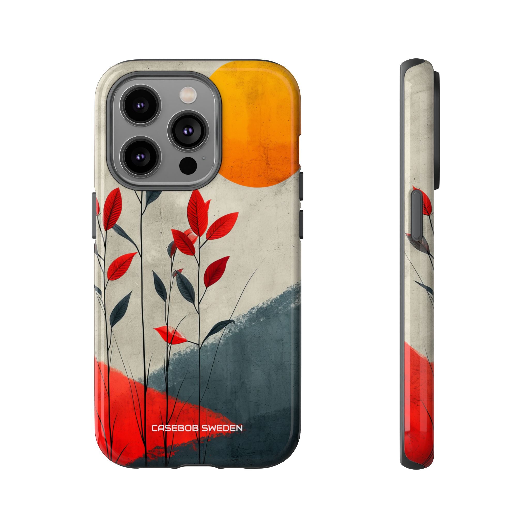 Gray Sunscape - Tough iPhone 14 Phone Case