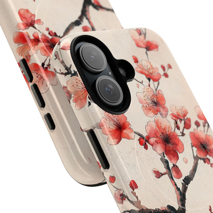 Blossom Shadow iPhone 16 Case - Tough+