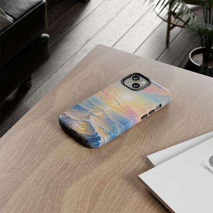 Gentle Waves Embrace - iPhone Case