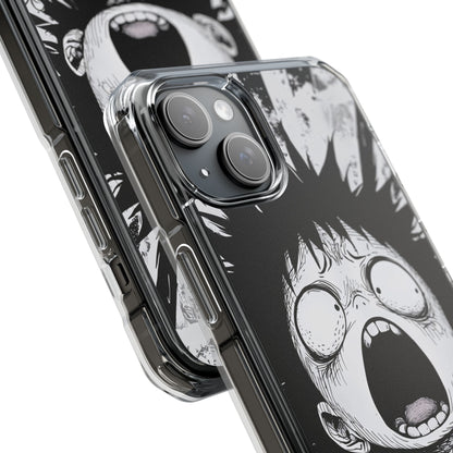 Screaming Stripes iPhone 15 Plus Case - Impact