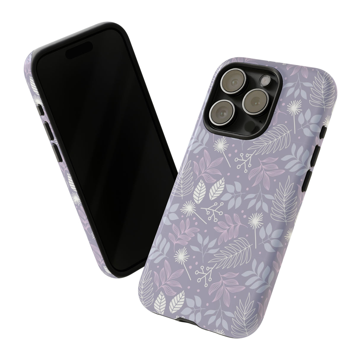 Purple Mona Leaf - Protective Phone Case