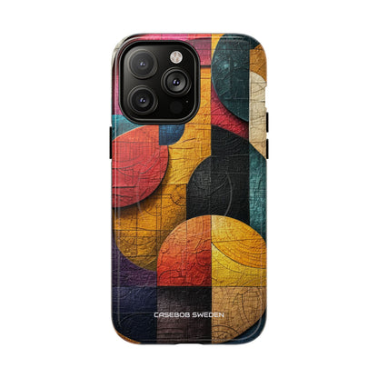 Vibrant Geometric Art - Tough + MagSafe® iPhone 14 Phone Case