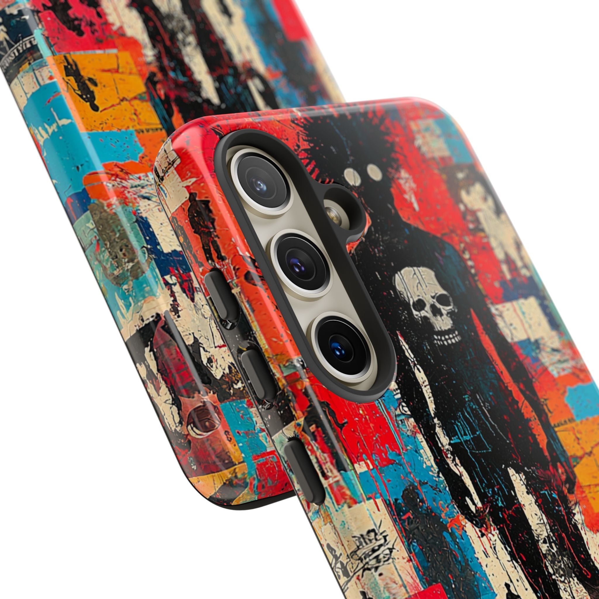 Spiky Skull Silhouette Samsung S24 Case - Tough