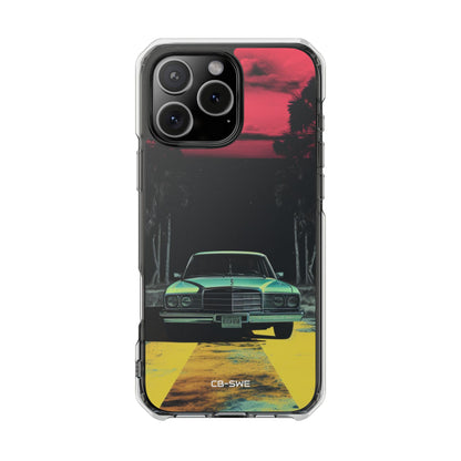 Retro Futuristic Nightscape iPhone Case - Impact