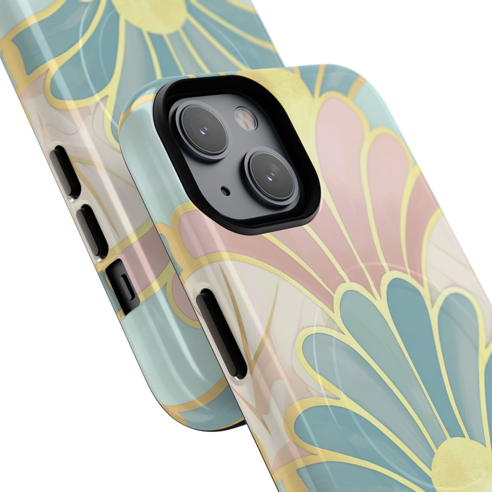 Pastel Deco Elegance - Tough + MagSafe® iPhone 14 Phone Case