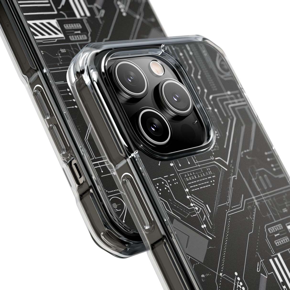 Circuit Overdrive - Phone Case for iPhone (Clear Impact - Magnetic)