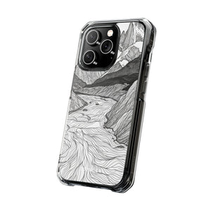 Mountain Tranquility - Phone Case for iPhone (Clear Impact - Magnetic)