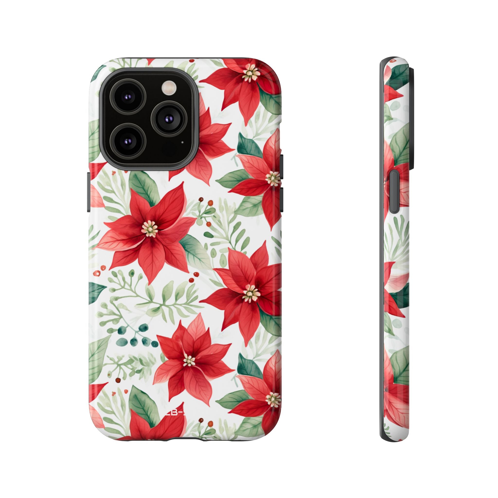 Poinsettias Bloom Bright - iPhone Case