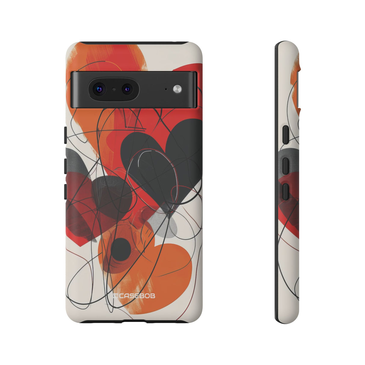 Fiery Hearts | Protective Phone Case for Google Pixel