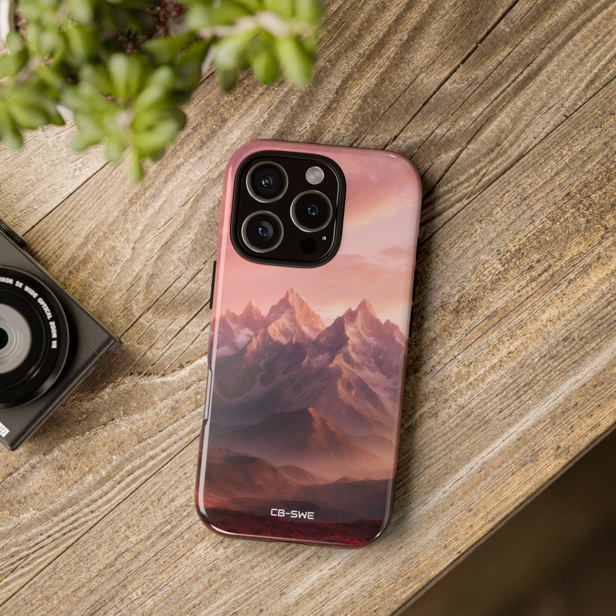 Vibrant Peaks Emerge - iPhone Case