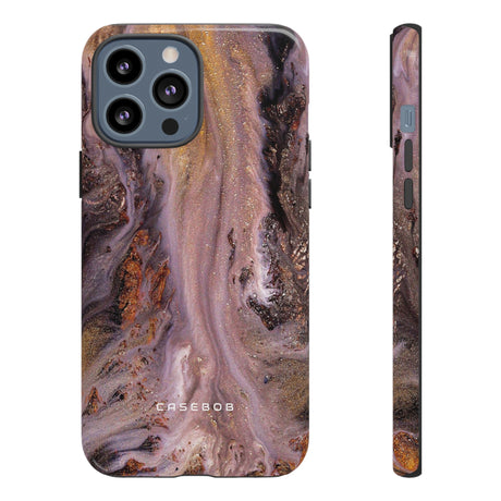 Pink Marble Ink Art - Protective Phone Case