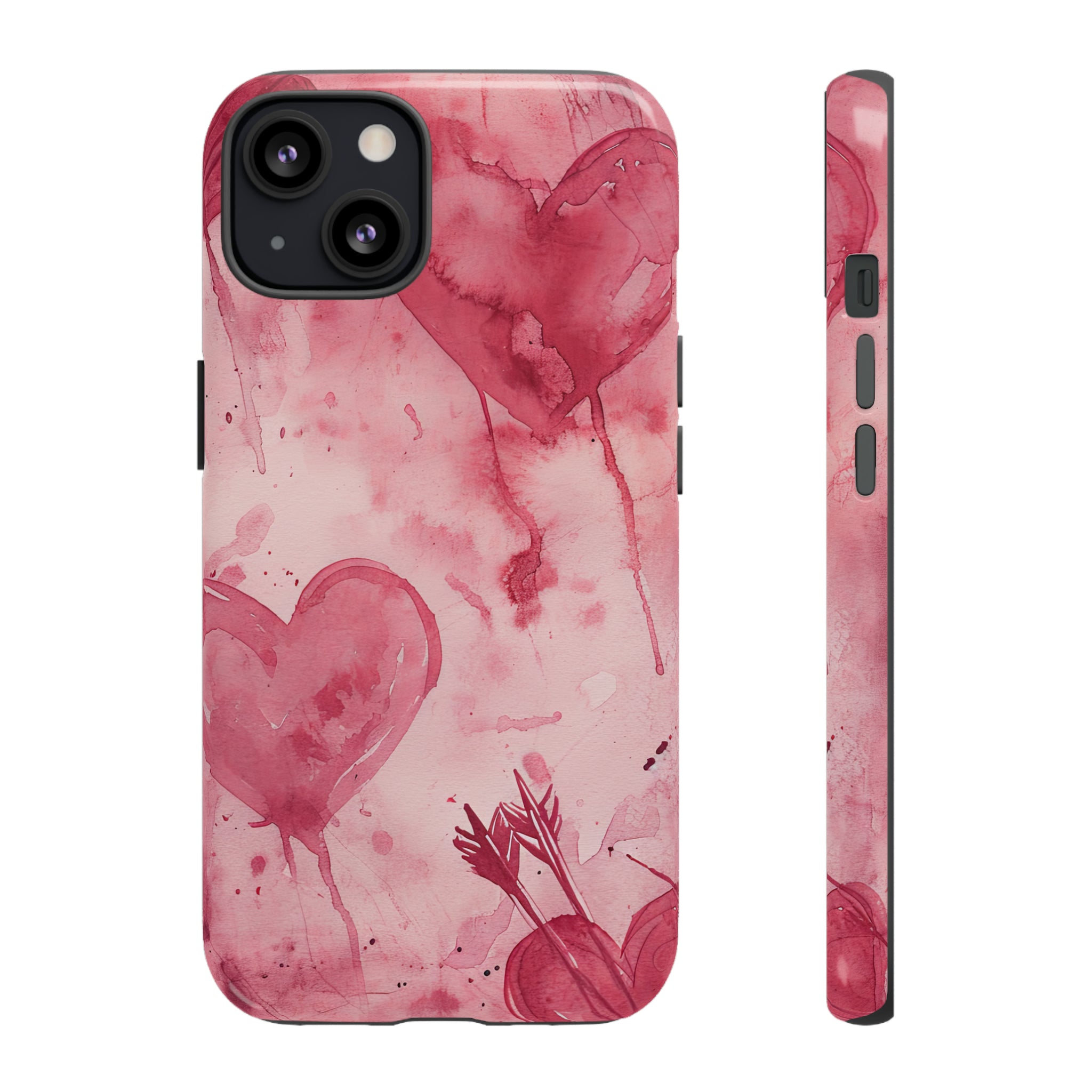 Cupid's Heart Entwined - Protective Phone Case