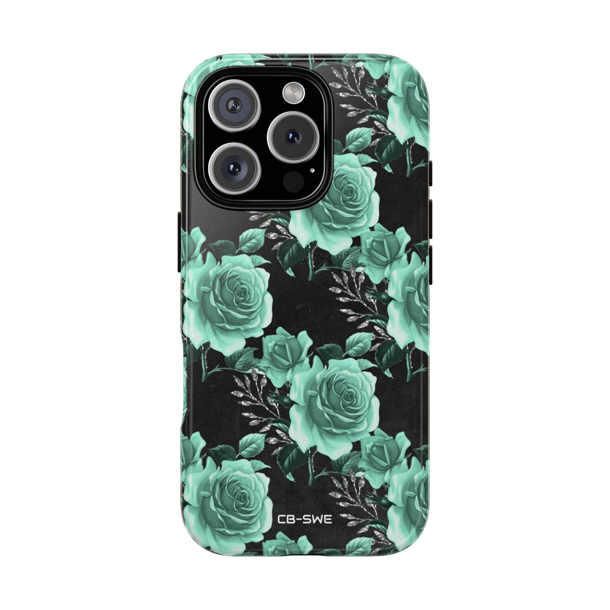 Turquoise Rose Symphony - iPhone Case