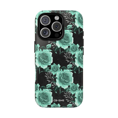 Turquoise Rose Symphony - iPhone Case