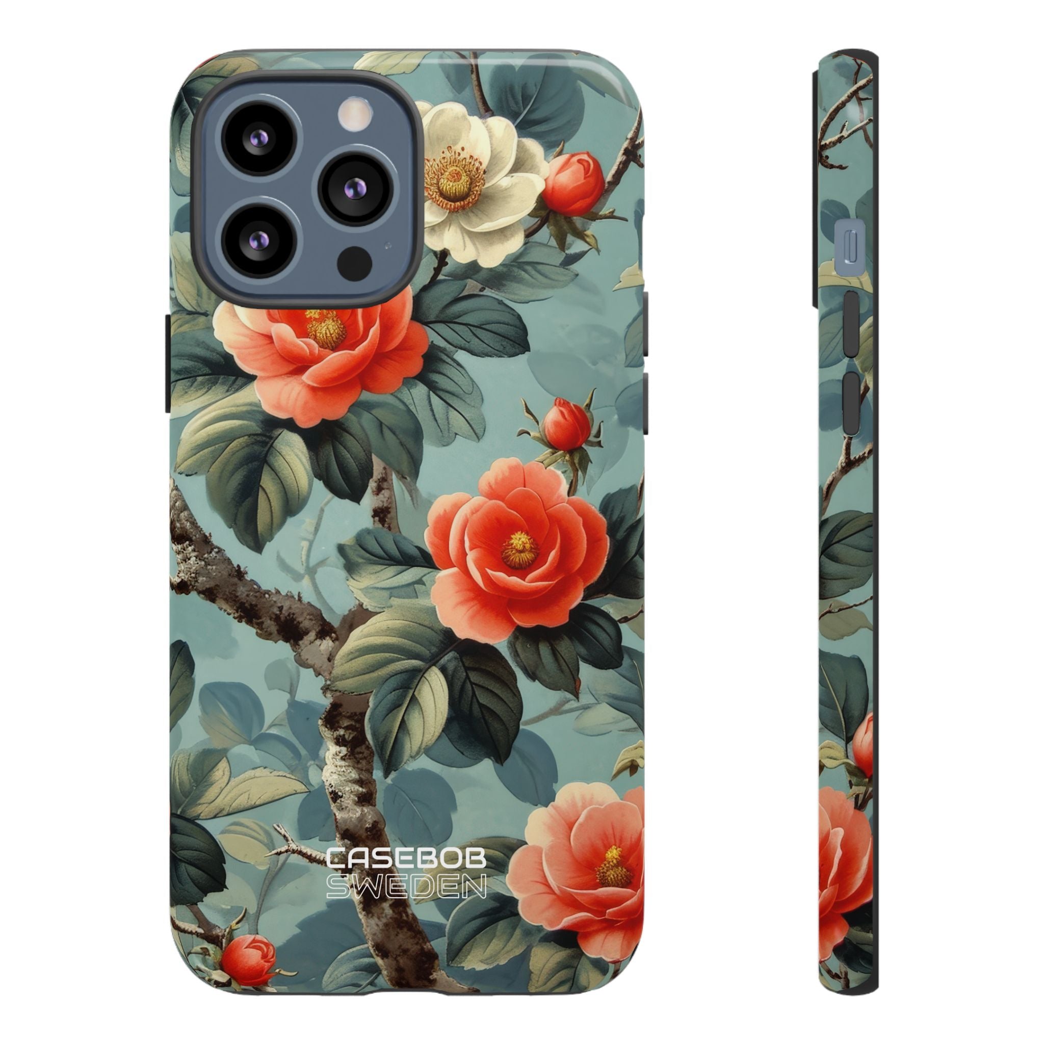Coral Blossom Tapestry iPhone 13 - Tough
