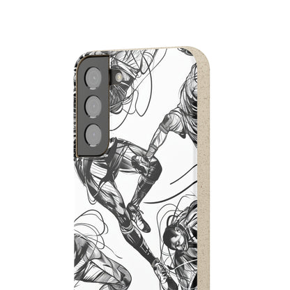 Dynamic Athletic Surrealism | Biodegradable Phone Case