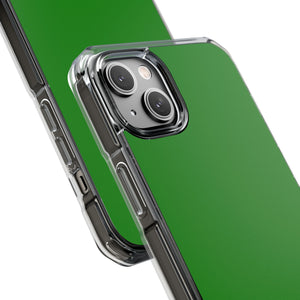 India Green | Handyhülle für iPhone (Clear Impact Case - Magnetisch) 