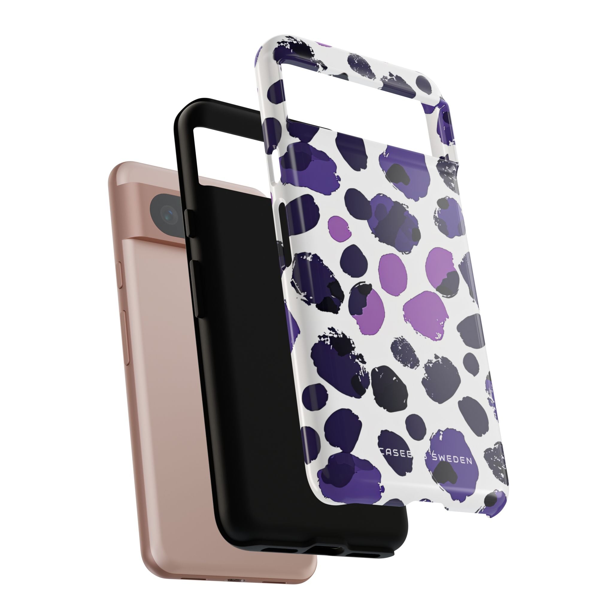 Purple Inkblots Google Pixel 8 - Tough Phone Case