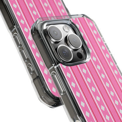 Pink Diamonds Symmetry iPhone Case - Impact