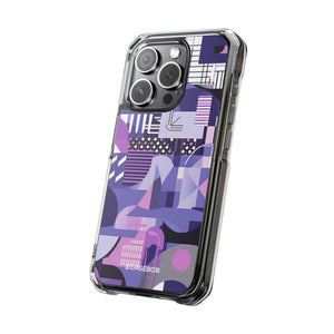 Ultra Violet Design | Handyhülle für iPhone (Clear Impact Case – magnetisch)