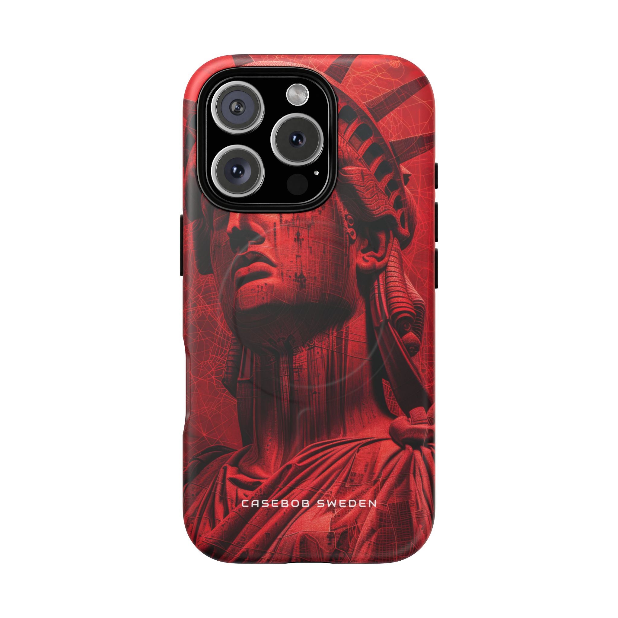 Zen Red Liberty Vision iPhone 16 | Tough+ Phone Case