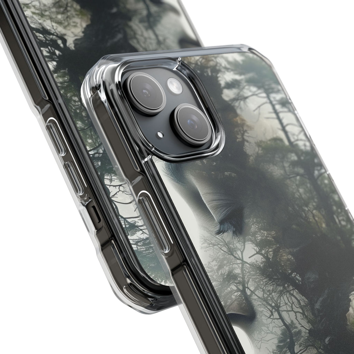 Serene Symbiosis - Phone Case for iPhone (Clear Impact - Magnetic)