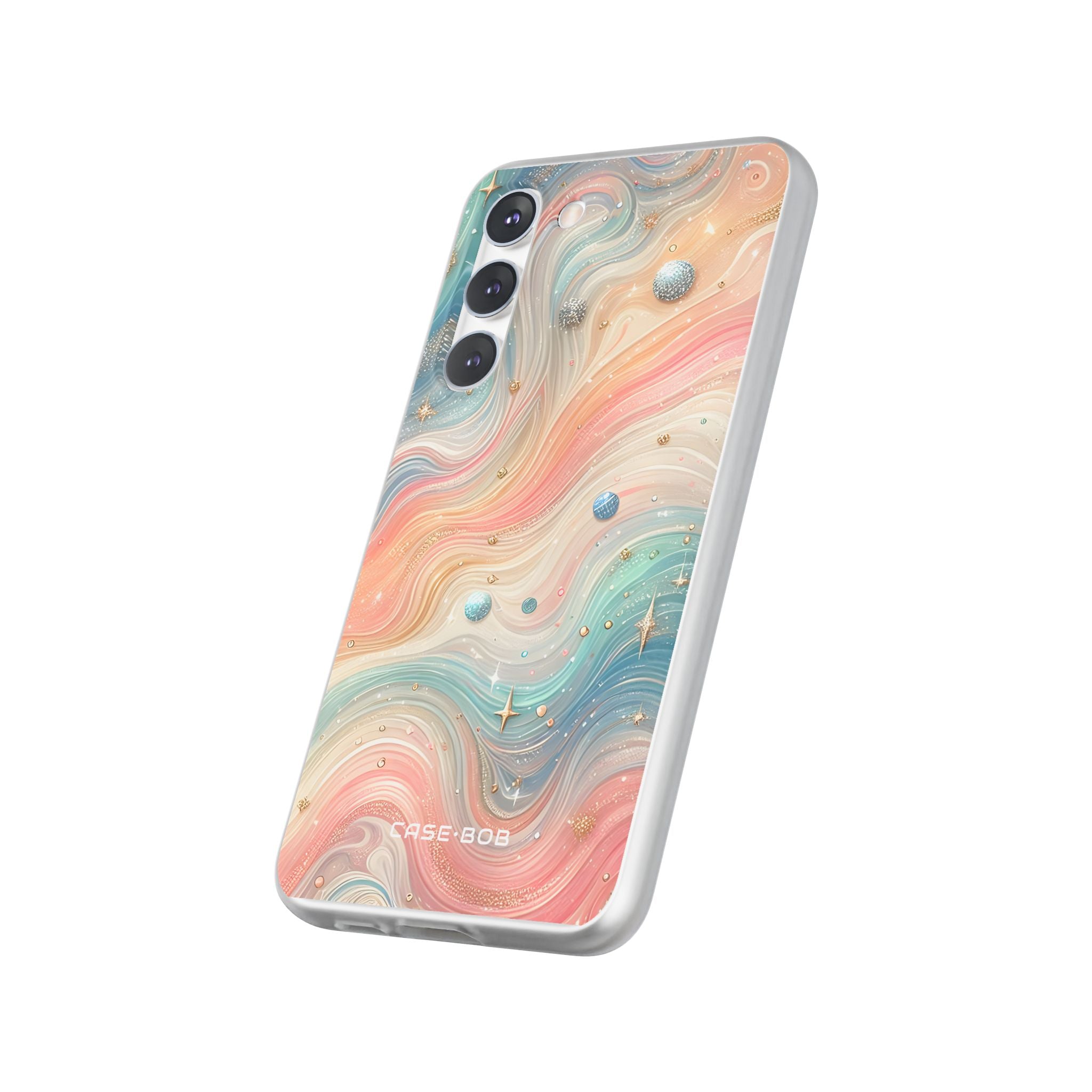 Iridescent Swirls Samsung S23 Plus Case - Soft