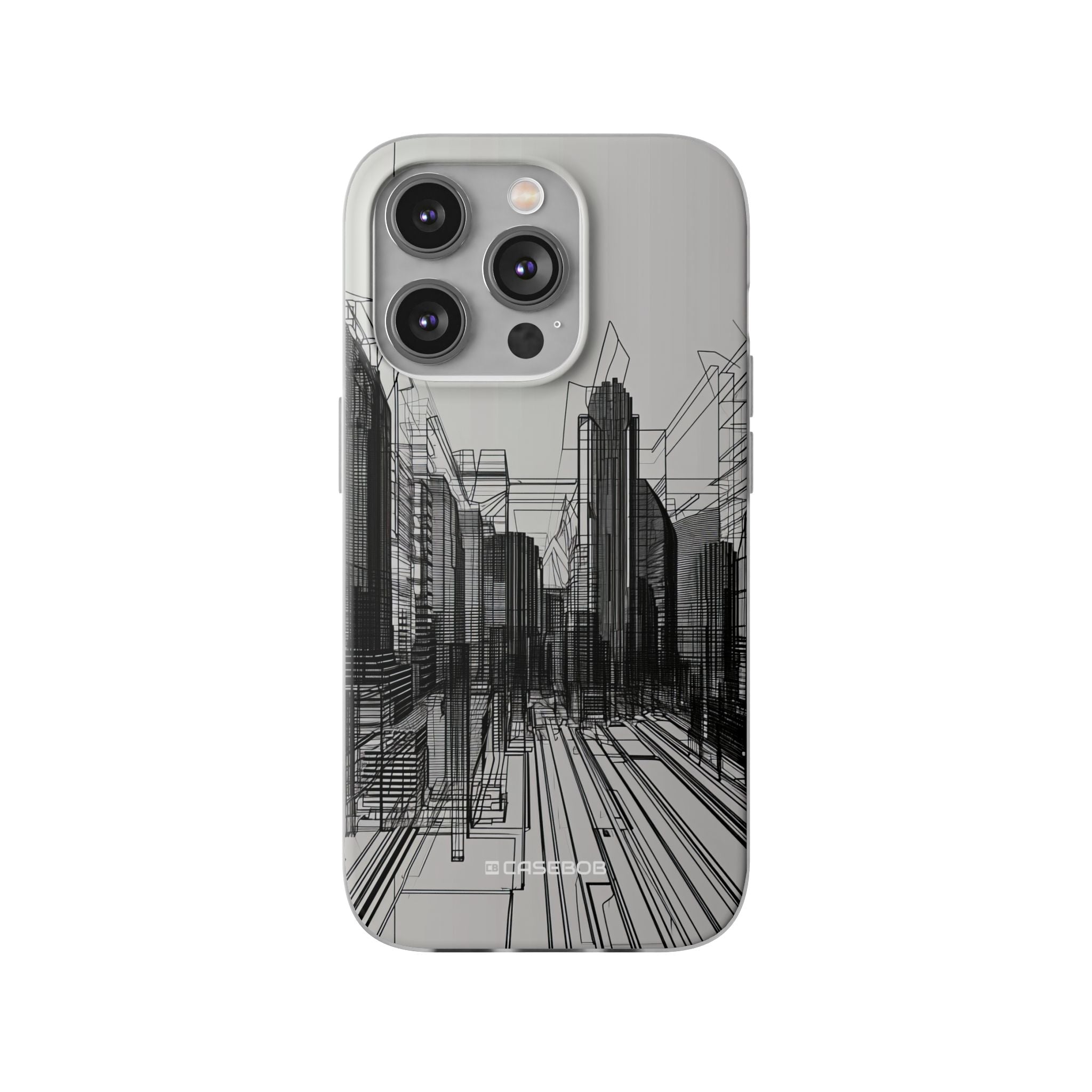 Urban Wireframe | Flexible Phone Case for iPhone