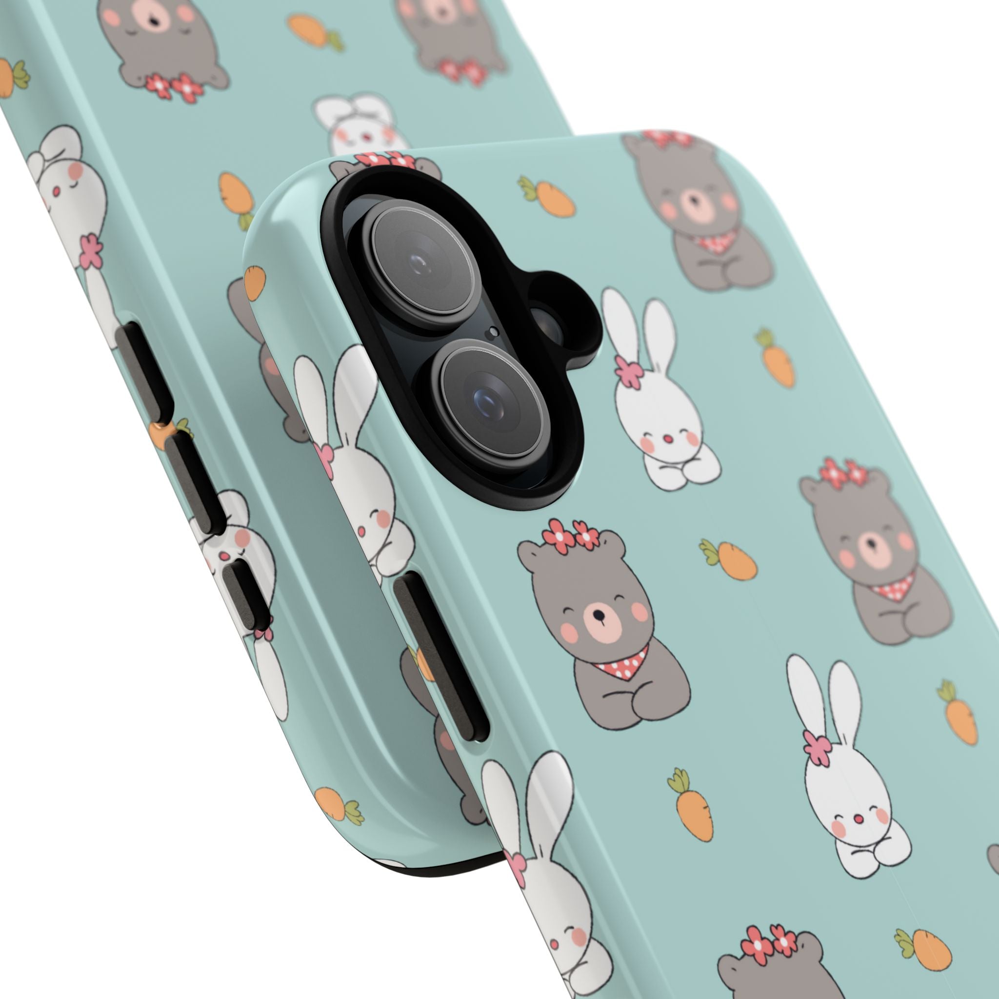 Bunnies Gather Carrots - iPhone Case
