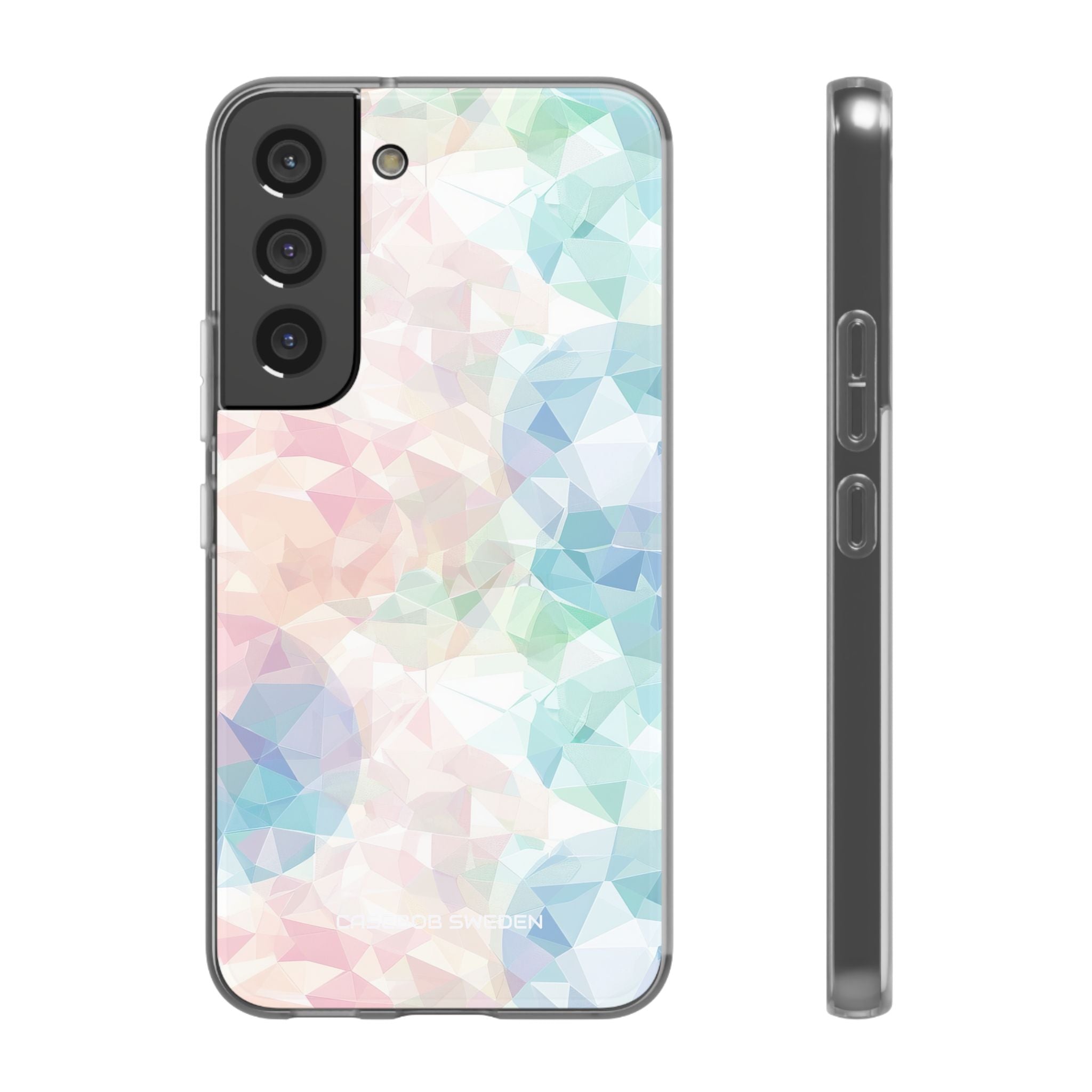 Pastel Geometry Background - Flexi Samsung S22 Phone Case