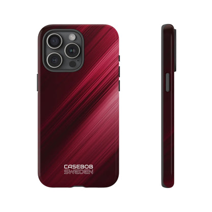 Crimson Drift Motion iPhone 15 - Tough