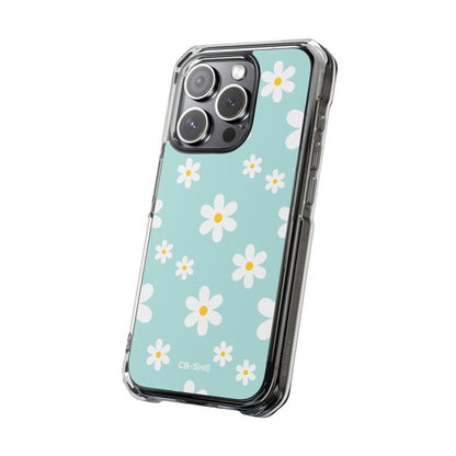 Daisies On Blue iPhone Case - Impact