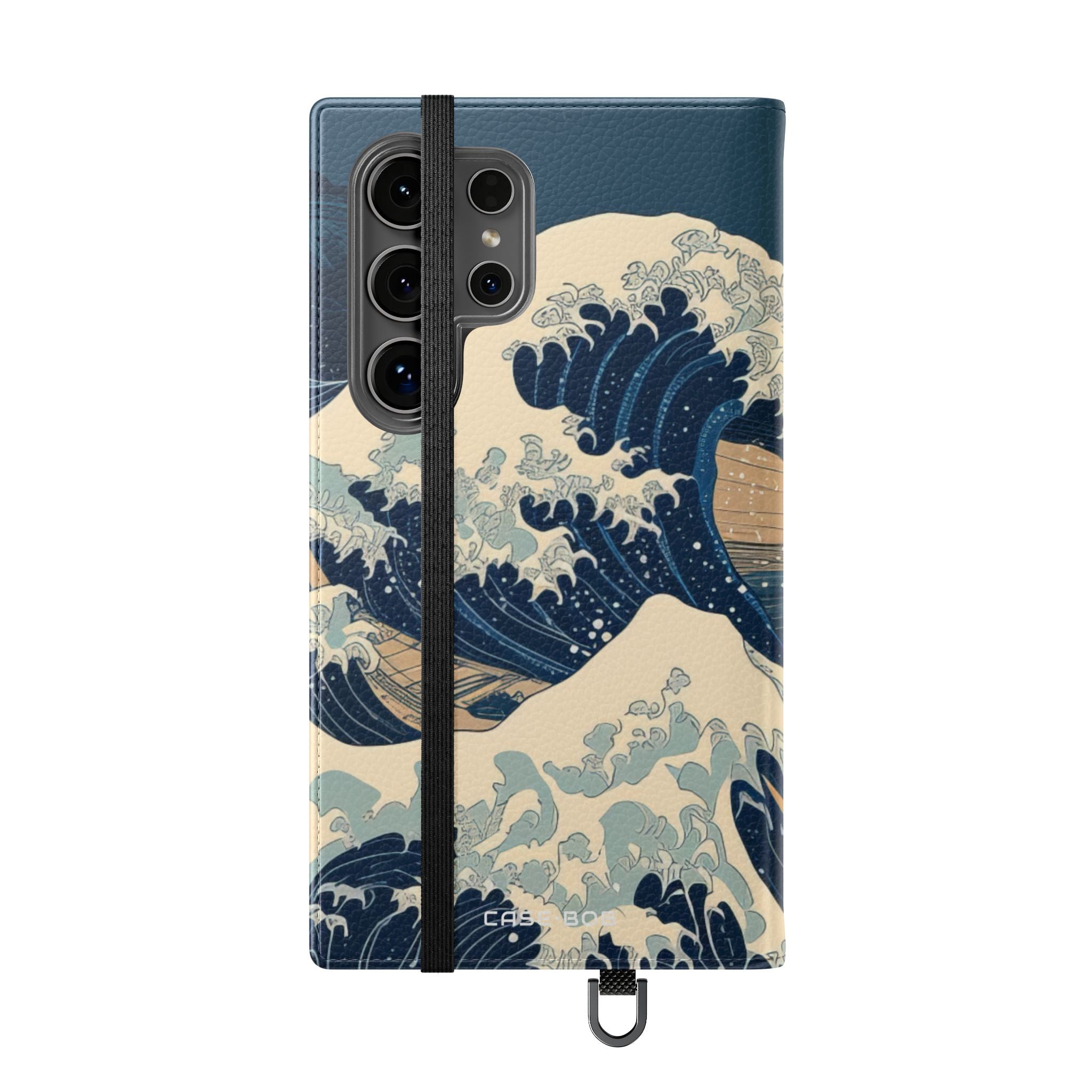 Cresting Navy Wave - Samsung S24 Ultra -lompakkokotelo