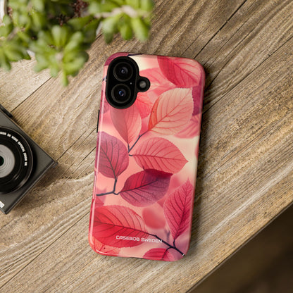 Pink Purple Nature Pattern - Tough iPhone 16 Phone Case