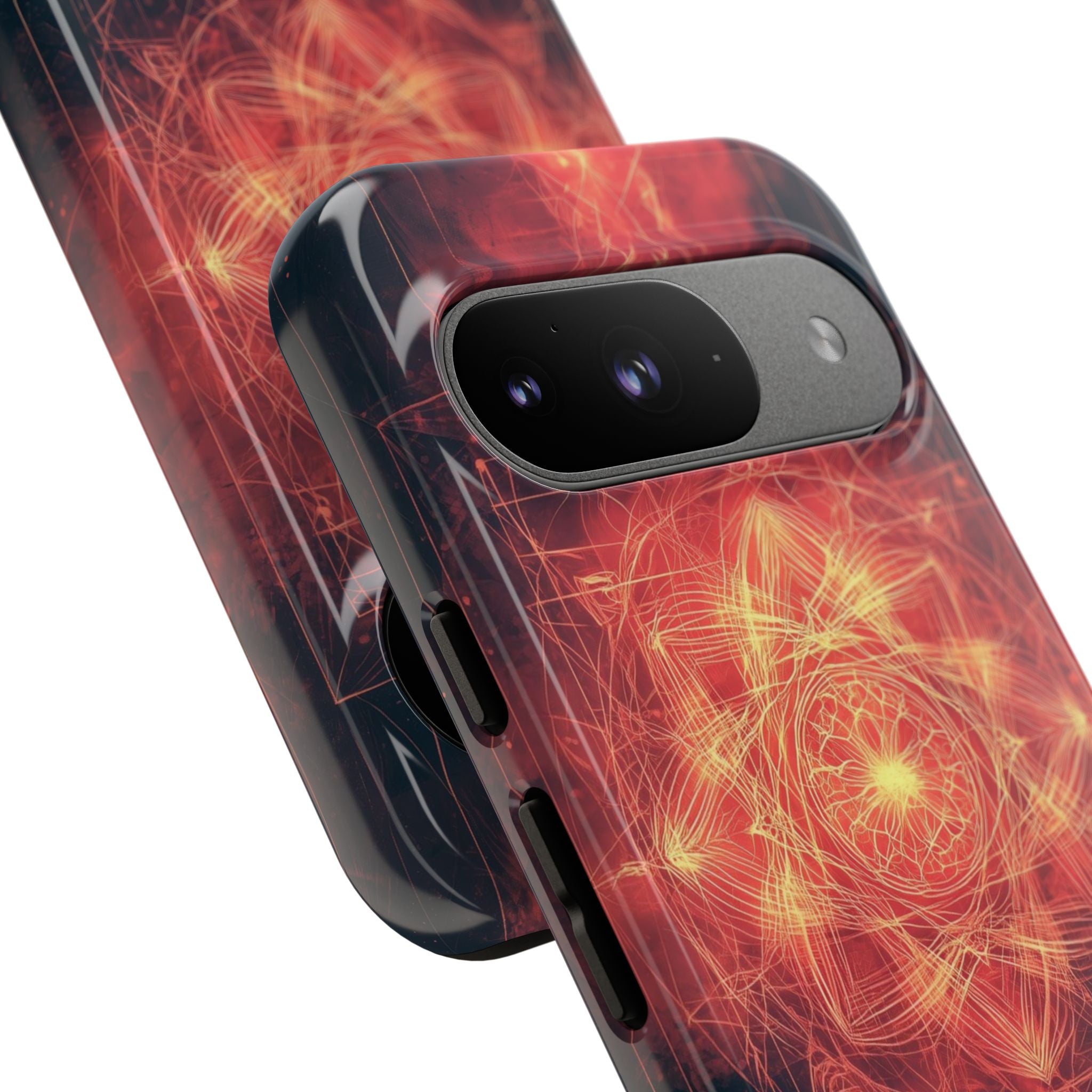 Radiant Mandala Google Pixel 9 Case - Tough