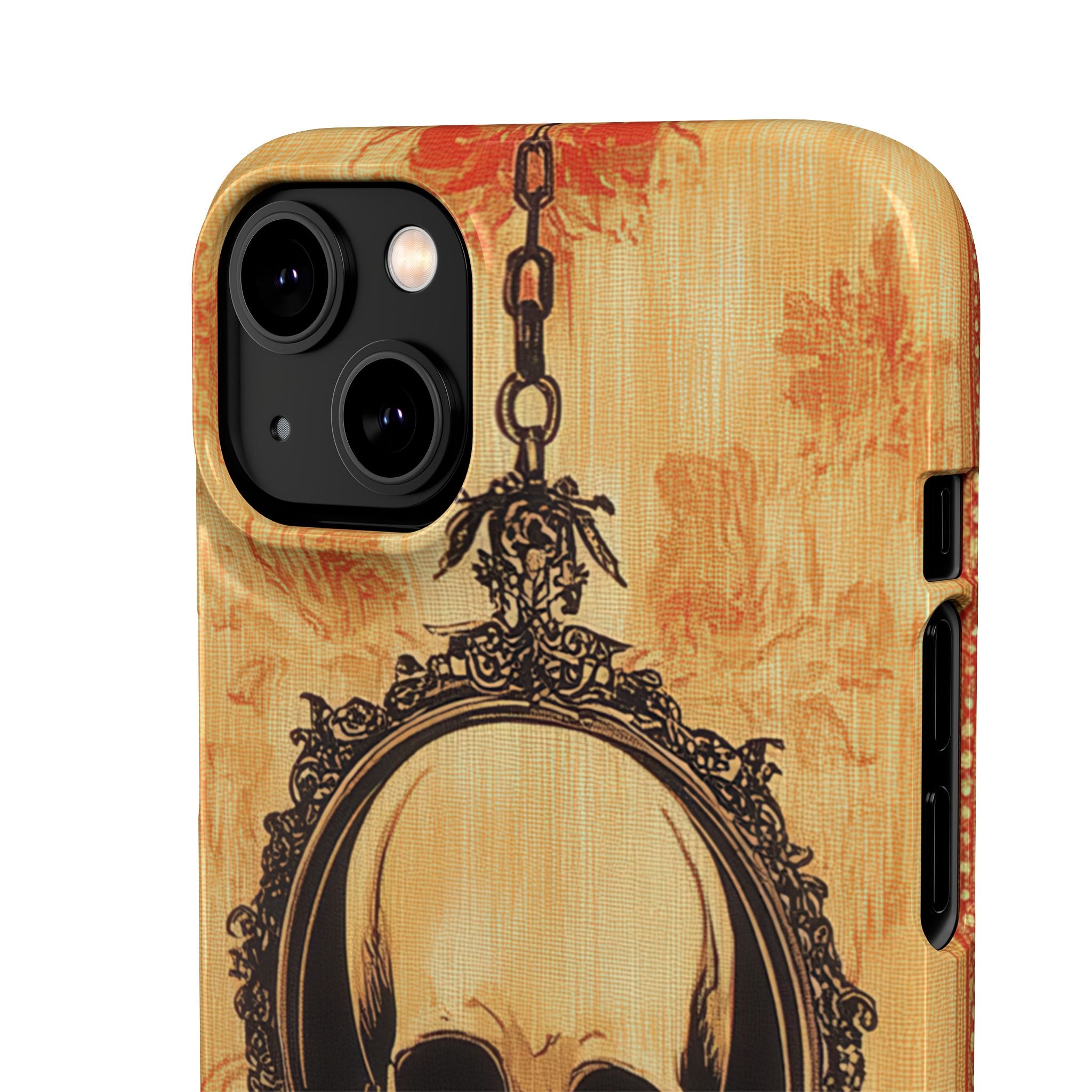 Gothic Skull Elegance iPhone 14 - Slim Phone Case