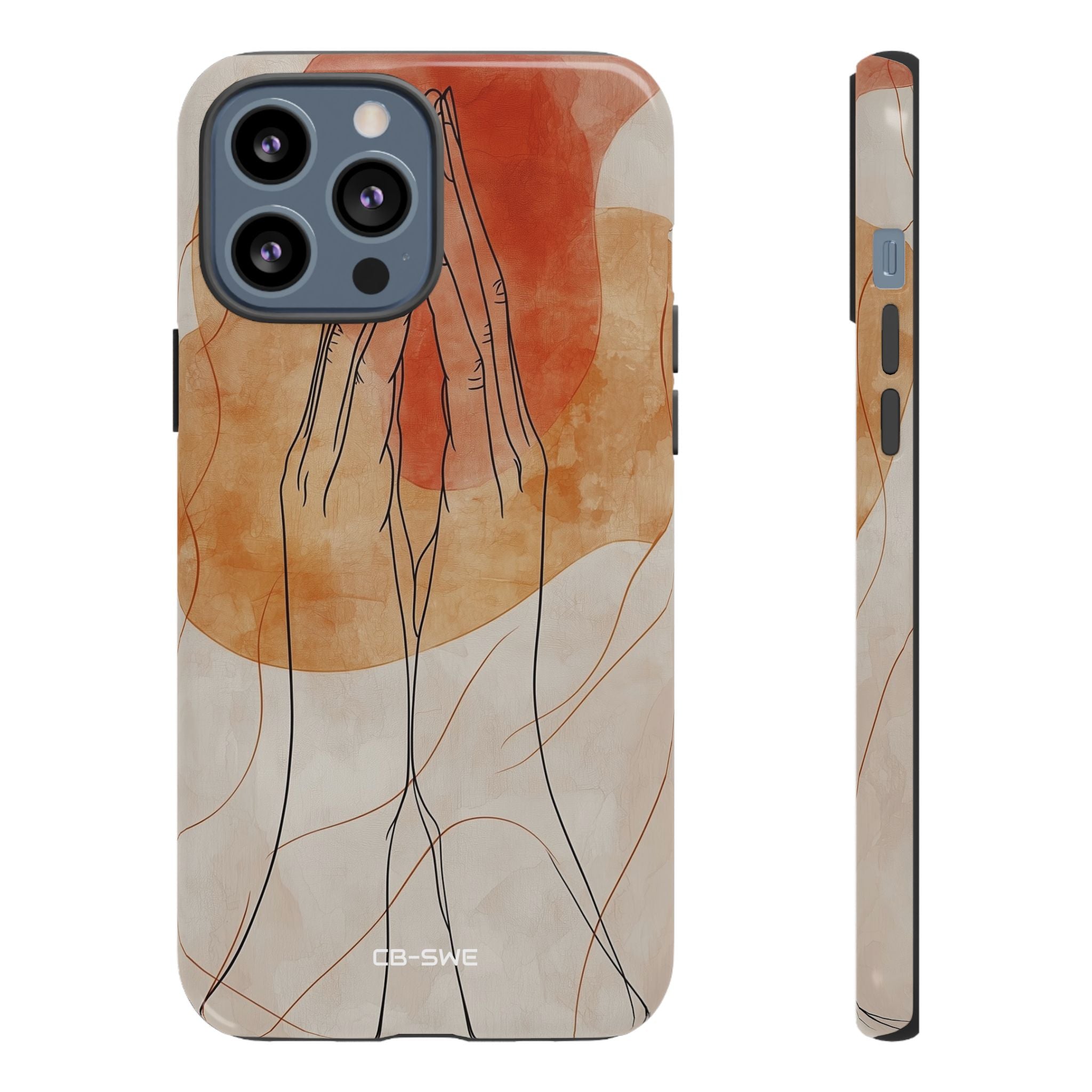 Hands Embrace Light - iPhone Case