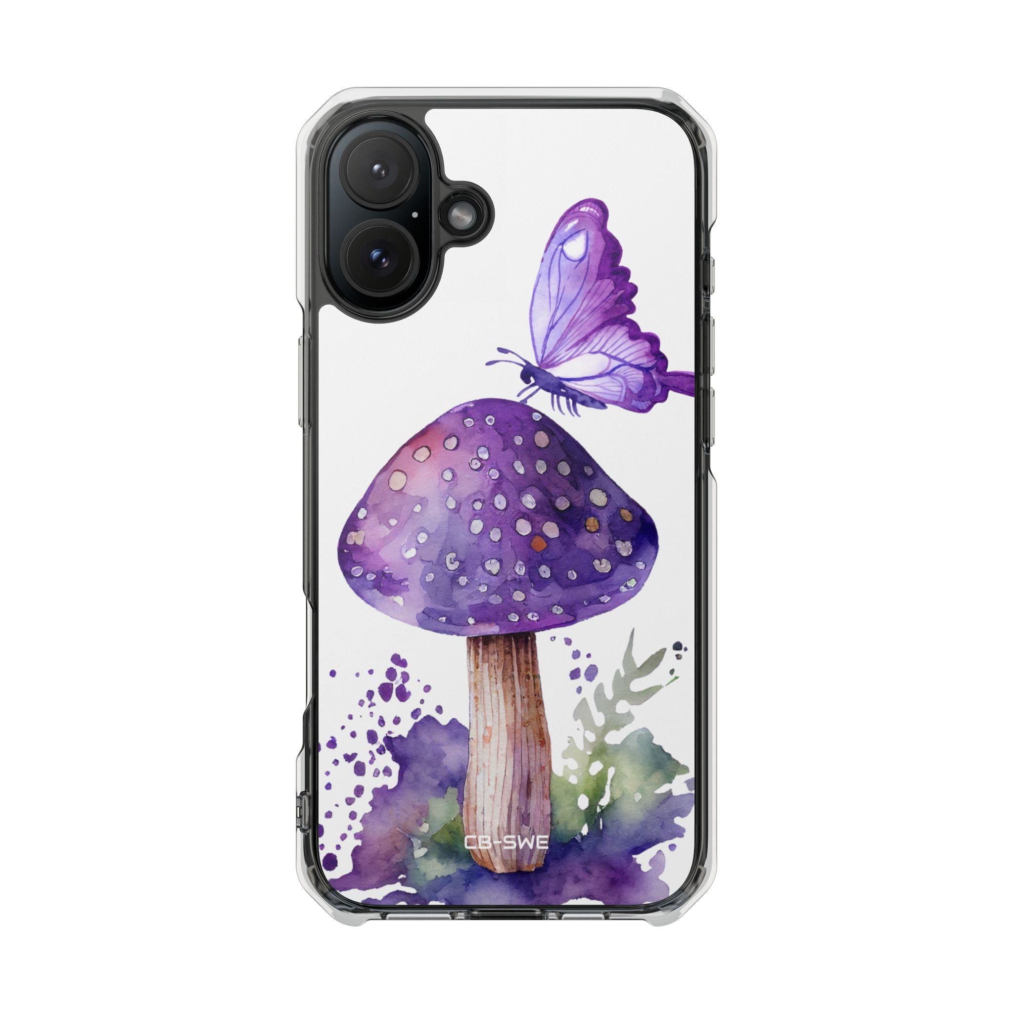 Whimsical Butterfly Perch iPhone Case - Impact