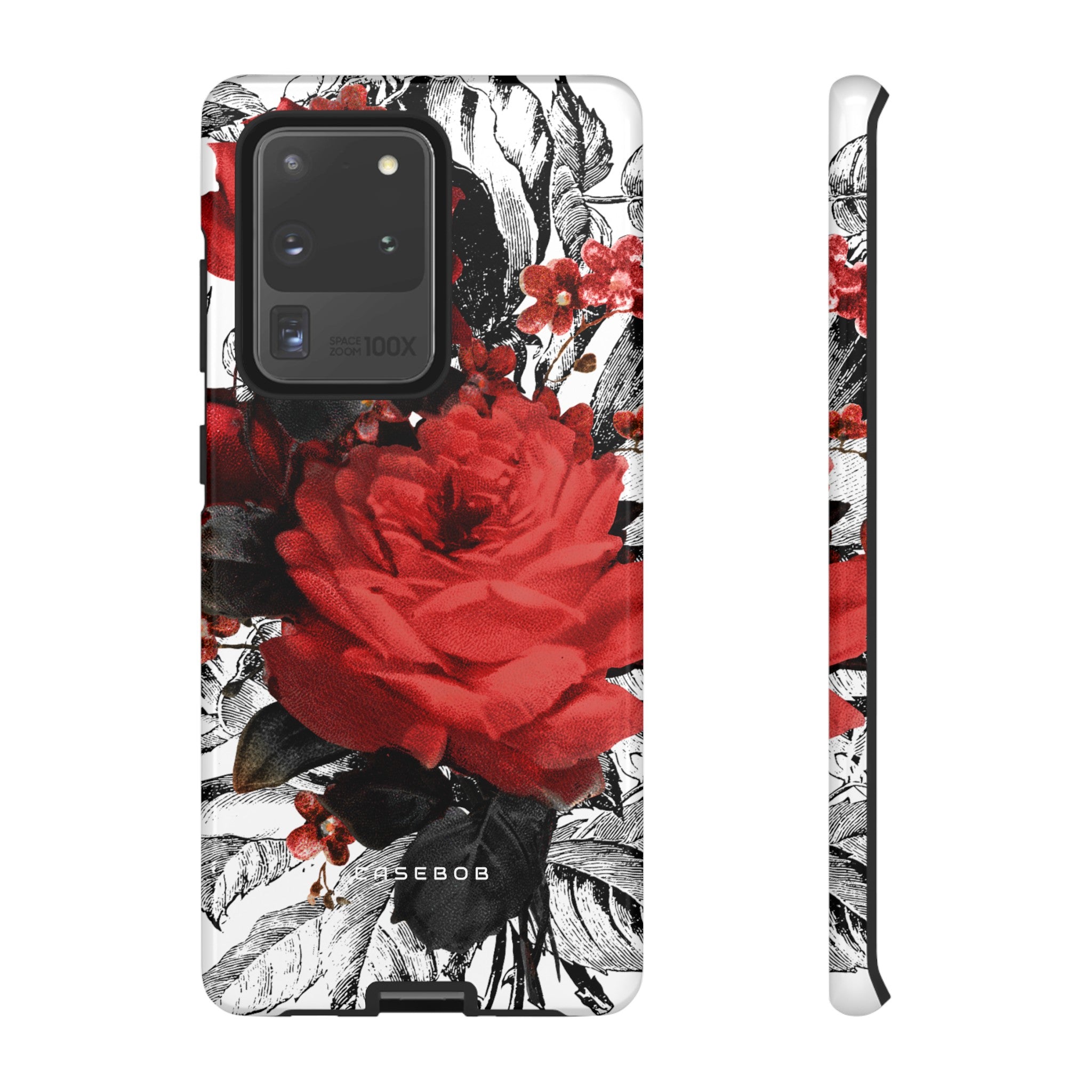 Cheruse Gothic Flower - Protective Phone Case