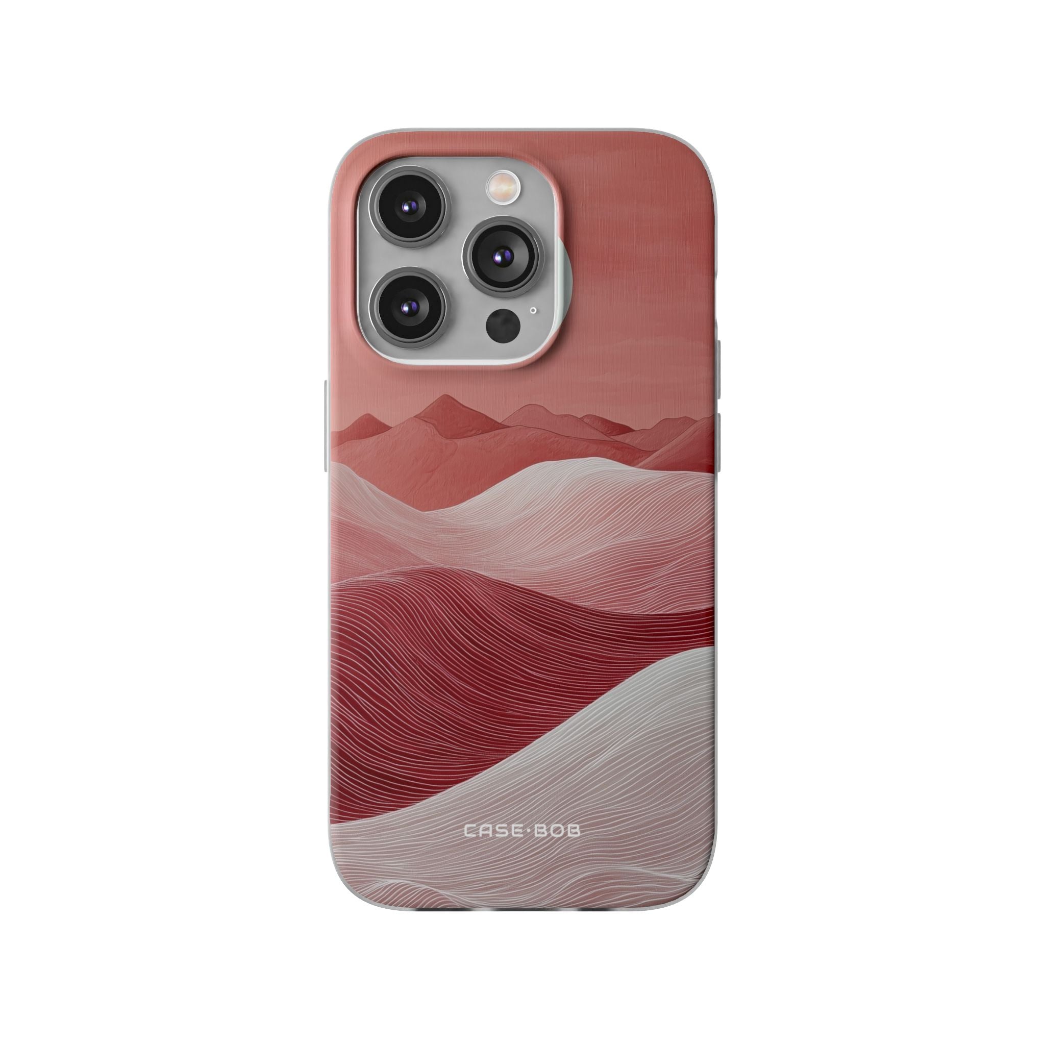 White Orb Dunes iPhone 14 Pro Case - Soft