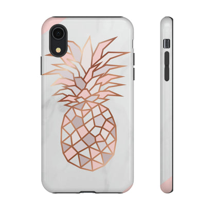 Pineapple Rose Gold - Protective Phone Case